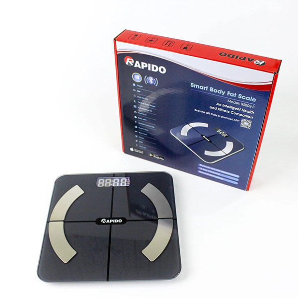 Cân sức khỏe Bluetooth Rapido RSB02-S chuyên dụng BA227