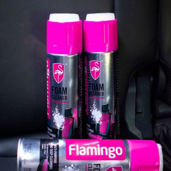 Bình xịt bọt tuyết flamingo vệ sinh nội thất ô tô N261
