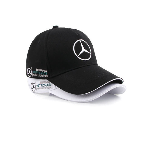 Nón Mercedes thời trang thể thao chính hãng cao cấp X111, ĐEN 