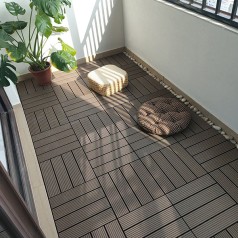 Vỉ gỗ nhựa lót sàn ngoài trời Composite bền đẹp BA765