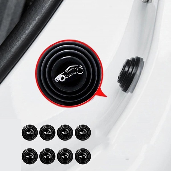 Nút dán silicon giảm lực đóng bảo vệ cửa xe ô tô P183, 1 logo KIA