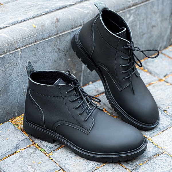 Giày da cao cổ phong cách trẻ trung chelsea boot Dr 1486 Z113, Size 39